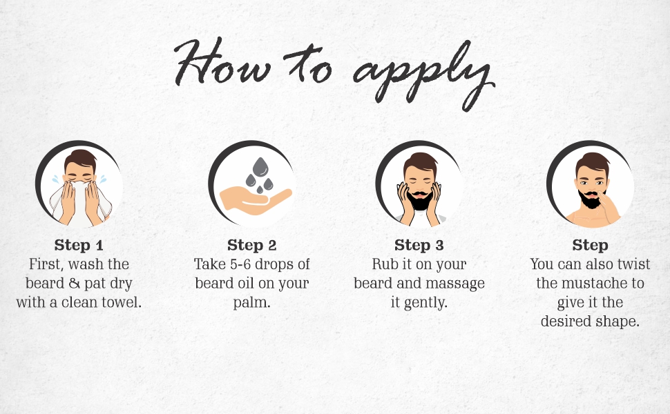 beard oil-how to apply 