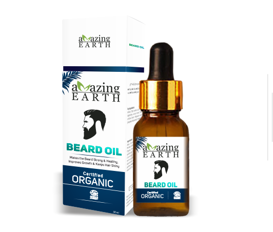  AMAzing EARTH certified organic beard oil india for beard growth